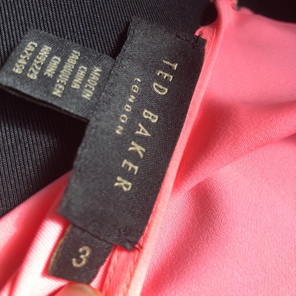 Ted Baker Neon Pink embellished blouse - Picture 6 of 7